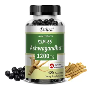 Ashwagandha Supplement, Supports Energy, Stamina, Vitality, Immunity, Sleep, and Mood, 120 Capsules