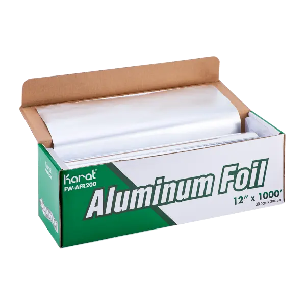 Karat 12" x 1000' Standard Aluminum Foil Roll - 1 roll