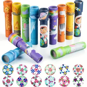 10Pcs Creative Magic Kaleidoscopes for Kids Birthday Party Favors Pinata Fillers School Rewards Boy Girl Educational Toy Gifts