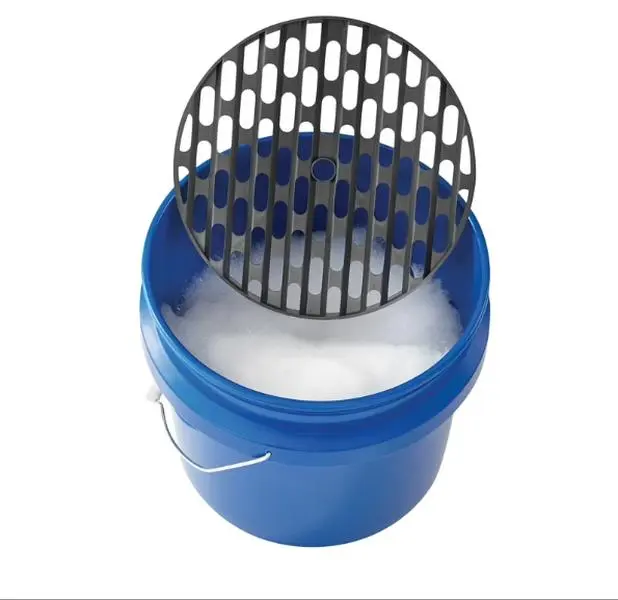 Auto Drive 4 Gallon Car Plastic, Wash Bucket with Grit Screen and Carry Handle
