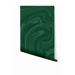 Crystalline© Wallpaper in Green