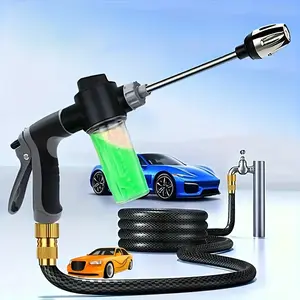 Heavy Duty Foam Car Wash Gun – High Pressure Vehicle Cleaner, Adjustable Nozzle, Long Handle