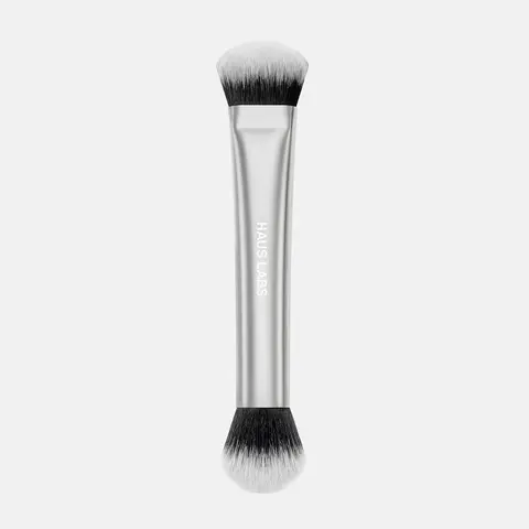 HAUS LABS Dual-Ended Multi-Purpose Brush | Cream & Powder Formulas