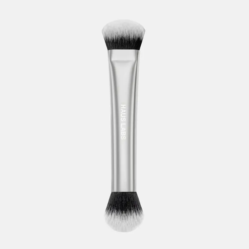 HAUS LABS Dual-Ended Multi-Purpose Brush | Cream & Powder Formulas