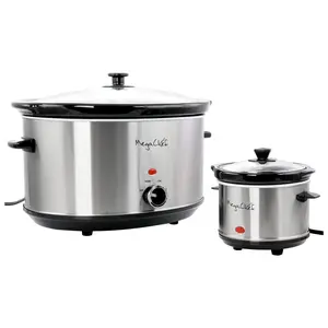 MegaChef 8-qt Slow Cooker with Bouns Mini 0.6-qt Warmer MegaChef 8-qt Slow Cooker with Bouns Mini 0.6-qt Warmer