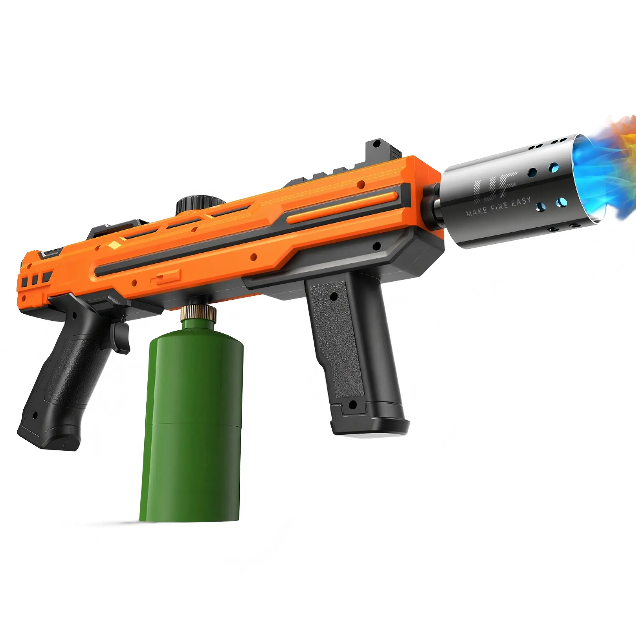 Multi-Purpose Propane Torch for Weed Burning, Weed Control, BBQ, Grilling, Fire Pit, Camping, Outdoor Cooking, Fire Starter, Charcoal Lighting, Garden, Landscaping, Roofing, DIY Projects, Adjustable Flame, Piezo Ignition (Propane Tank Not Included)