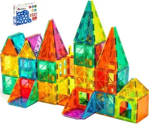 Magnetic Blocks-100PCS Magnetic Building Blocks Magnetic Tiles Stacking, Build Mine Magnet World Set, STEM Montessori Sensory Toys magnet blocks Cubes Creativity Outdoorfun minecraft magnetic blocks