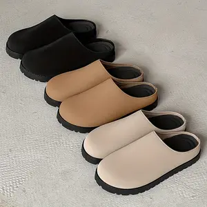 Men's Slip-On Loafers - Slip-Resistant Rubber Sole, Soft EVA Insole & Breathable PU Upper - All-Season Casual Dad Shoes for Indoor/Outdoor Comfort (Black, Beige, Tan,), Comfy Shoes, Indoor Footwear, Simple Slipon, Fabric Lined Interior