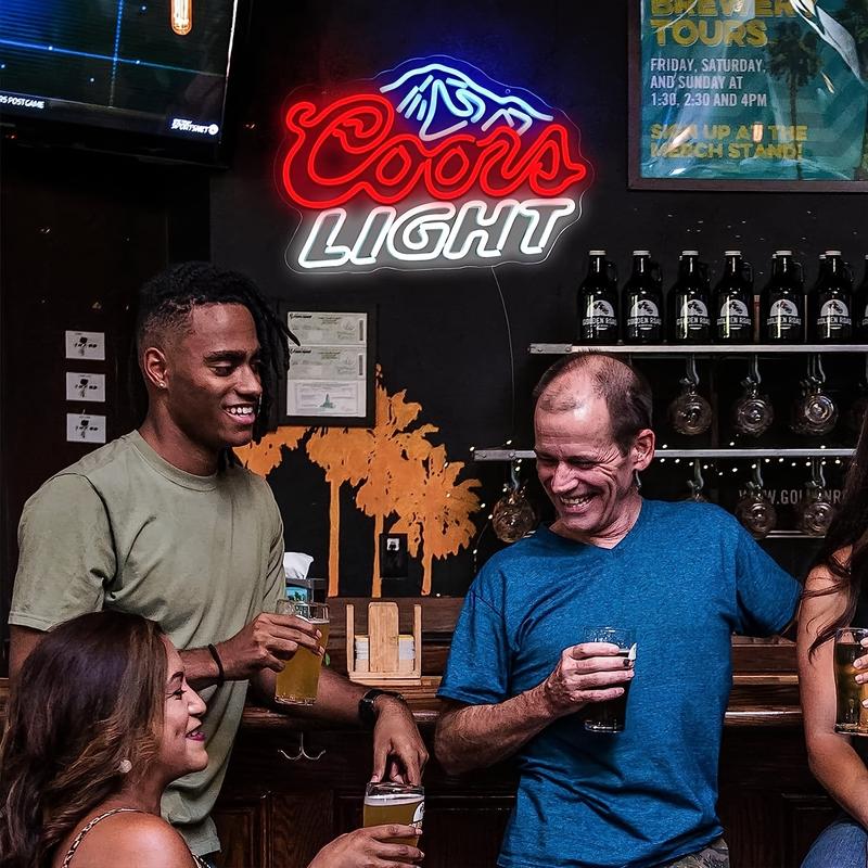 Neon Sign for Wall Décor Crs Light Neon Signs Beer Bar Home Bedroom Man Cave Office Hotel Pub Cafe Neon Light Signs with Dimmable Switch LED for Wall Decor xmas gift wall art