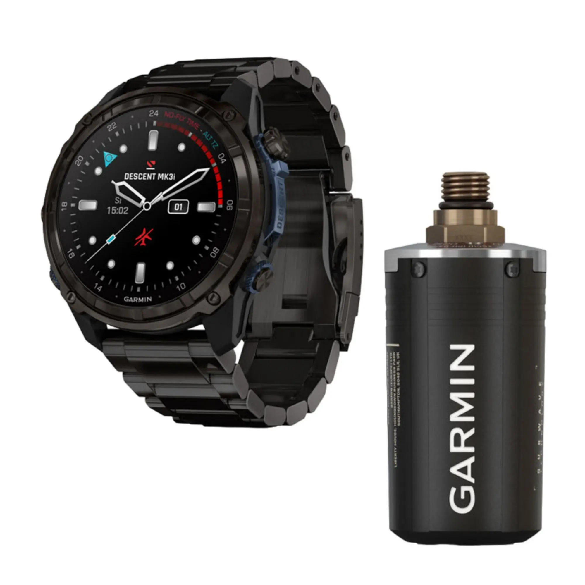 Garmin Descent Mk3i Watch Style-Dive Computer (Black, 51mm) with Transceiver