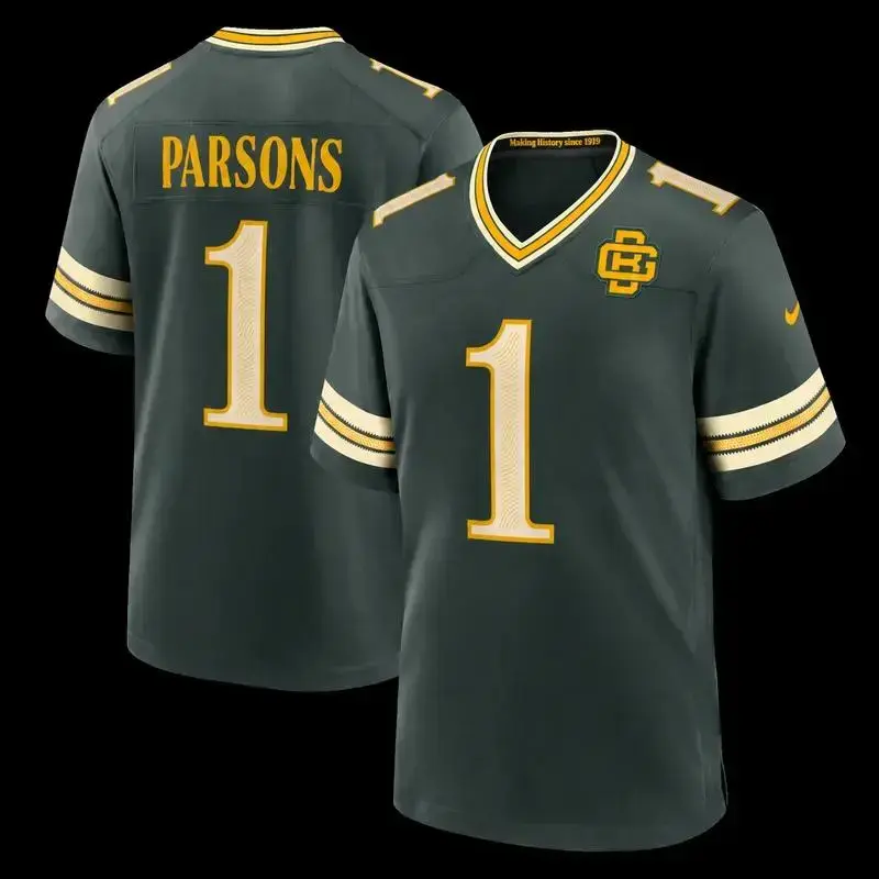 #1 Parsons Green Gold Football Jersey – Stitched Player Style V-Neck Game Day Shirt, Unisex Athletic Fan Apparel#1 Parsons Green Gold Football Jersey – Stitched Player Style V-Neck Game Day Shirt, Unisex Athletic Fan Apparel