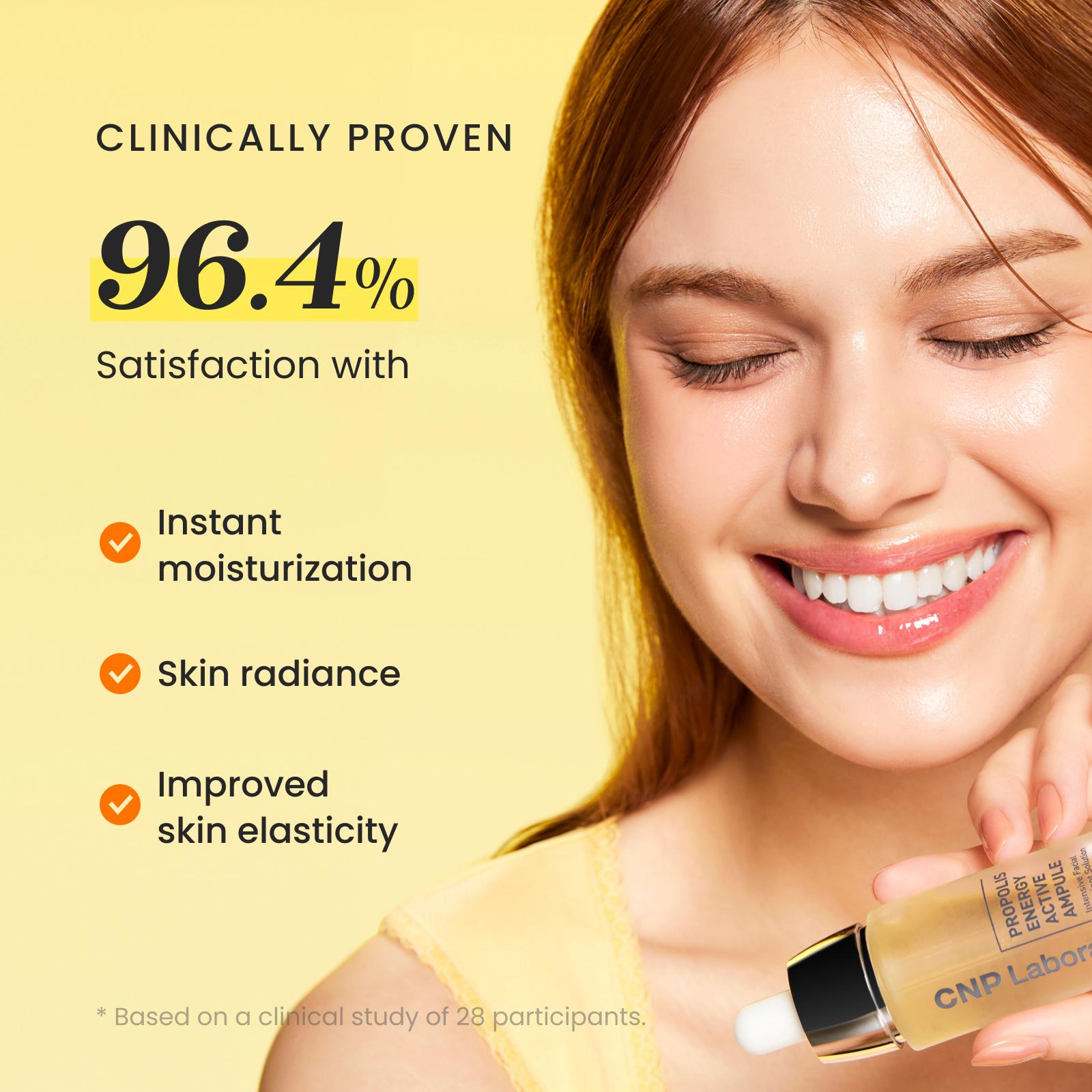 1+1 Propolis Energy Serum (35ml*2), Hydrating & Soothing with Manuka Honey, Hyaluronic Acid, Non-Sticky Glow for Sensitive Skin, Glass Skin, Korean Skincare