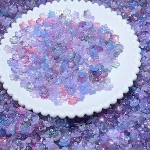 Glass accessories DIY transparent jewelry mixed bulk 100 styles handmade beaded jewelry accessories