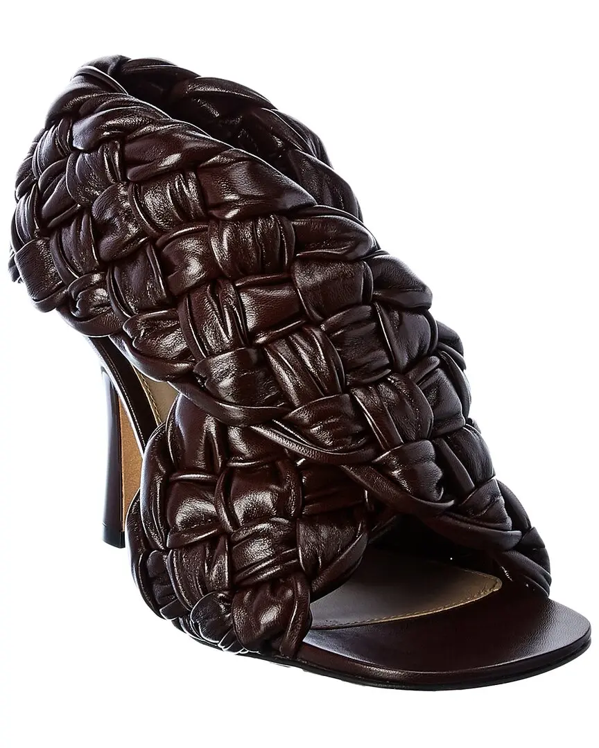 Bottega Veneta BV Board Leather Sandal