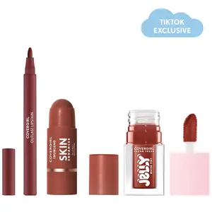 COVERGIRL Summer Trio: Viral Lipstain, Blush Balm, Jelly Water Tint