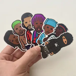 Rapper Stickers – Trendy Hip-Hop Accessory! Perfect Gift for Music Lovers.