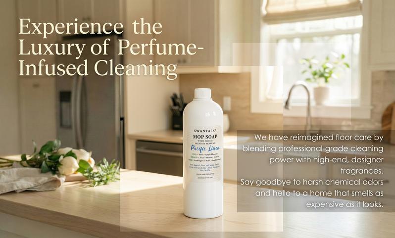 Mop Soap Variety Bundle (3-Pack, 96 fl oz Total) – 3 x 32oz Bottles – Includes Brazilian Breeze, Island Coconut, & Pacific Linen – Multi-Surface Concentrated Cleaning Solution - Deodorizing Floor Cleaner