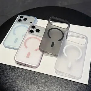 New Matte Ultra Phone Case-Thin Magnetic Phone Case, for iPhone 17 16 15 14 Plus 13 12 Pro Max, 17Air Magnetic Wireless Charger Hard PC Translucent Cover - Gift for Friend Or Yourself