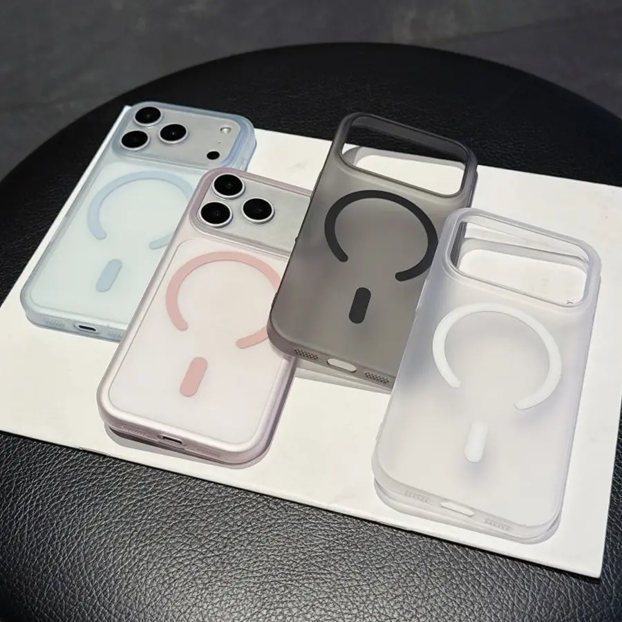 New Matte Ultra Phone Case-Thin Magnetic Phone Case, for iPhone 17 16 15 14 Plus 13 12 Pro Max, 17Air Magnetic Wireless Charger Hard PC Translucent Cover - Gift for Friend Or Yourself