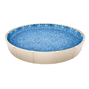 【Summervibes】VEVOR 30-ft Round Above Ground Pool Liner, Overlap Pool Liners, Standard Gauge Vinyl, 48-to-54inch Wall Height, Designed for Steel Sided Above-Ground Swimming Pools