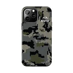 KUIU Camo Hunting Style Case for iPhone 17-7 Pro Max Plus & Samsung Galaxy S25-S21 Ultra Plus - Valo Verde Camouflage Tactical Aesthetic Phone Cover unisex
