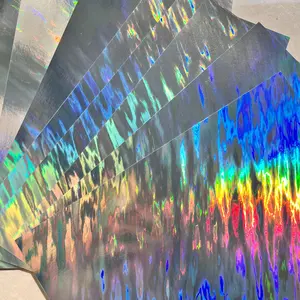 10 Sheets Water Ripple Paper Glitter Effect Under Light Handmade DIY Decoration Background Paper Material Cuttings