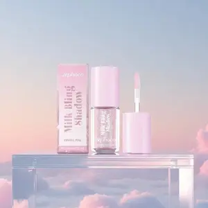 Zephaco Milk Bling Shadow Crystal Pink - Natural & Long-Lasting Pearl Liquid Eyeshadow High Pigmentation Easy to Apply Versatile for Daily Wear & Party Looks