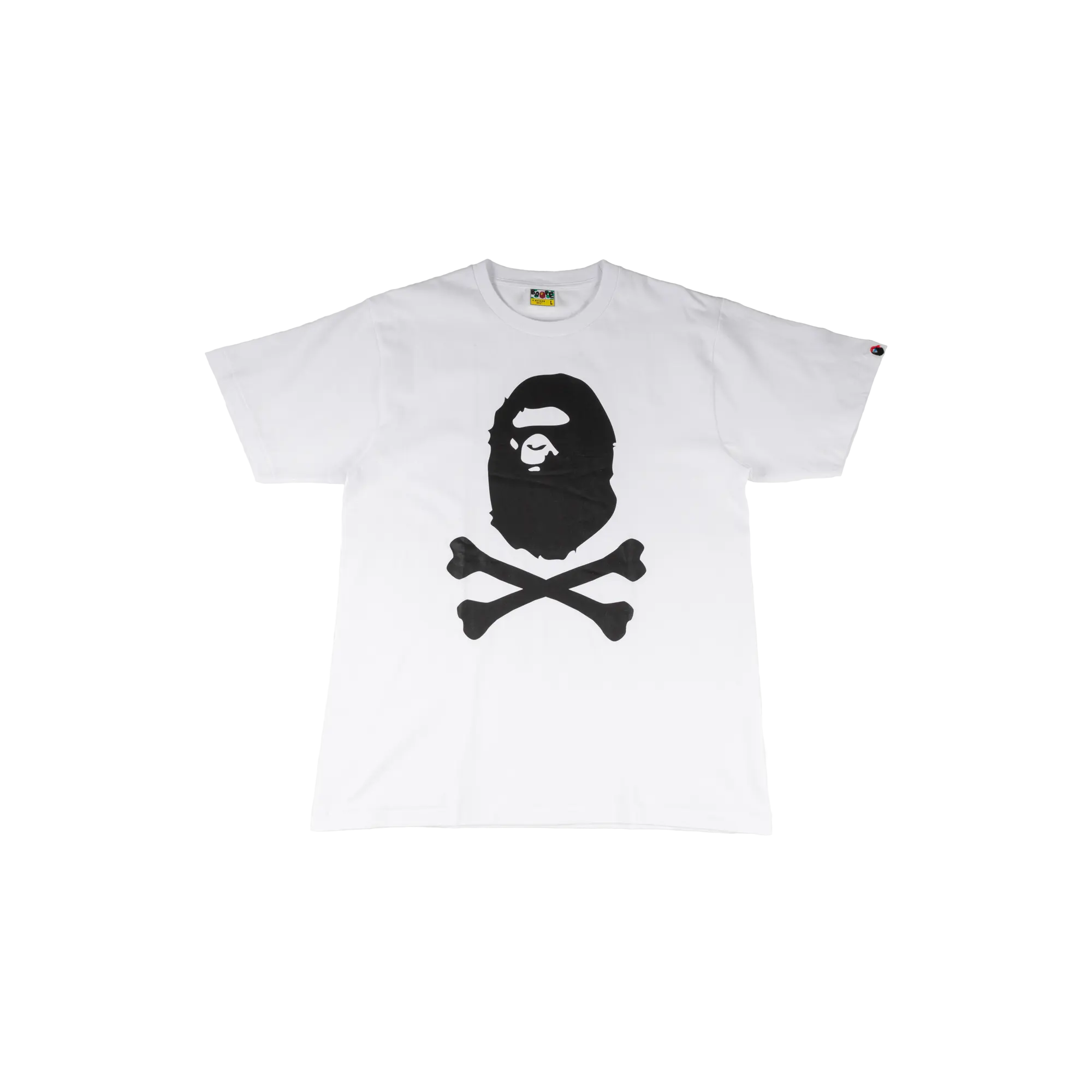 Bape Ape Crossbone Tee "White" 4L20 110 008