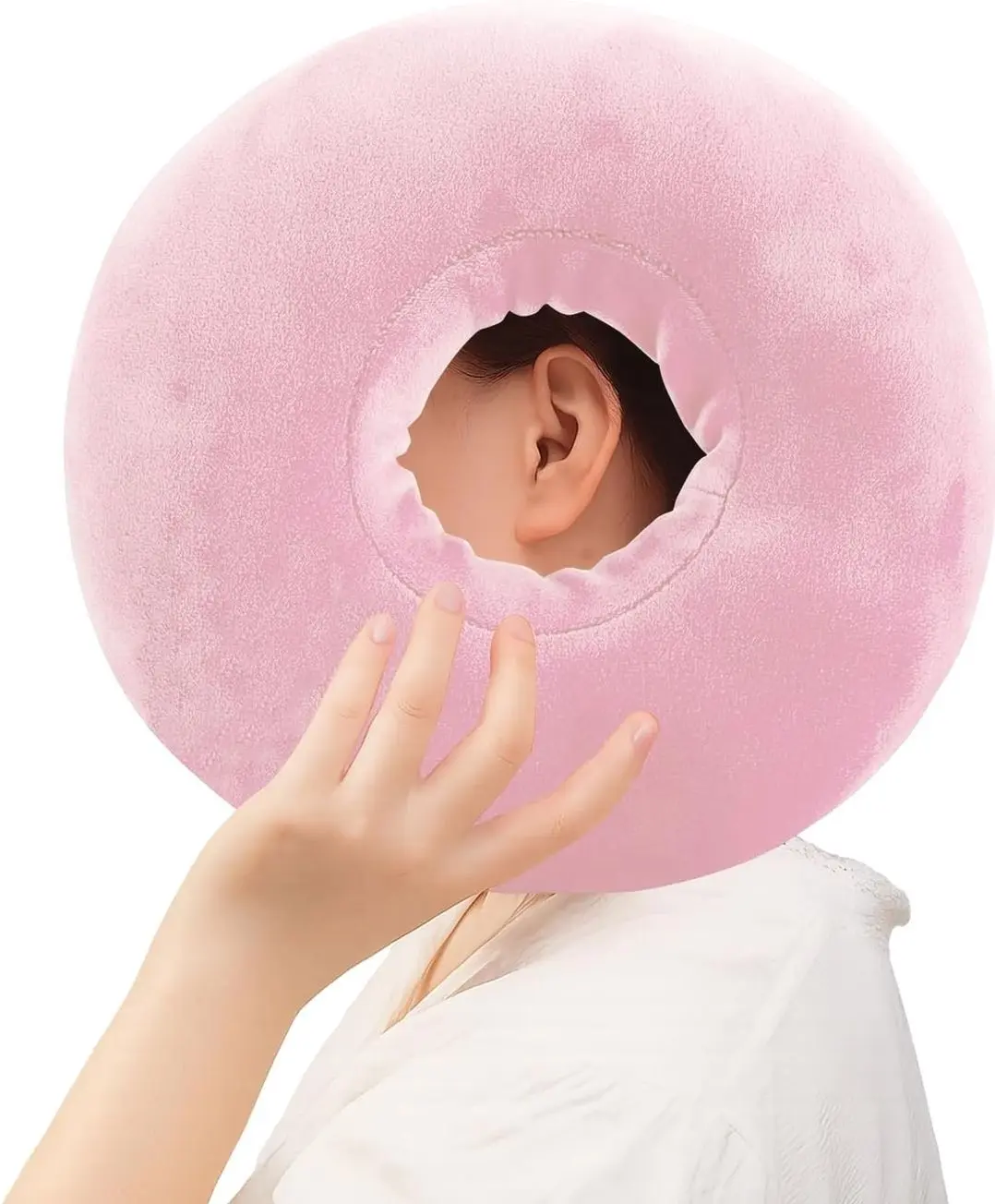 Piercing Pillow for Side Sleepers, Soft and Comfortable Pillow, Pillow Ear Pillows with Holes for Ear Pain, Piercing, Pain Relief Sleeping, Pressure Sore