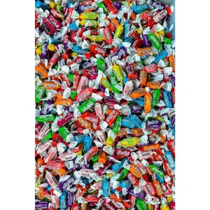10 Flavors 2 LB Bulk Candy Assorted Flavor Chews Gluten Free Variety Taffies Individually Wrapped Candy Queen Jax