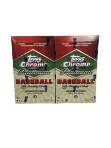 JNB-85 Baseball PYT - 2x 2025 Topps Chrome Platinum Hobby Boxes