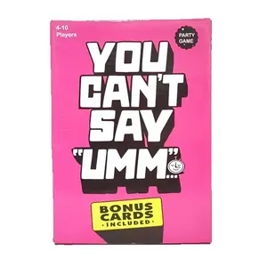 You Can't Say That Party Game with Additional Cards, Fast-Paced Family Word Game, Perfect for Board Game Night, 4-10 Players, Family Fun Game
