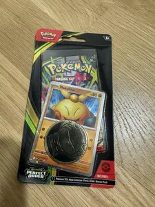 Pokémon Mega Evolution–Perfect Order Booster Pack Makuhita Promo Card & Coin