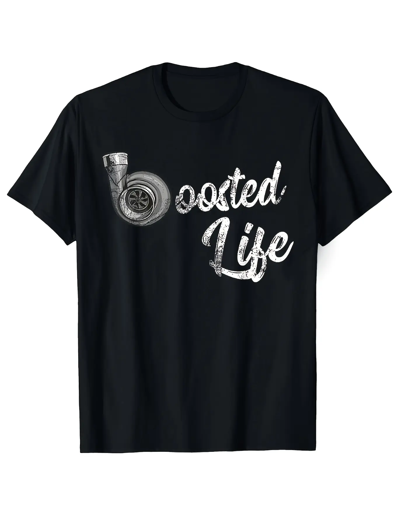 Supercar Modification T-Shirt, Classic Black, Soft, for Sports. Travel, Daily Wear, Casual