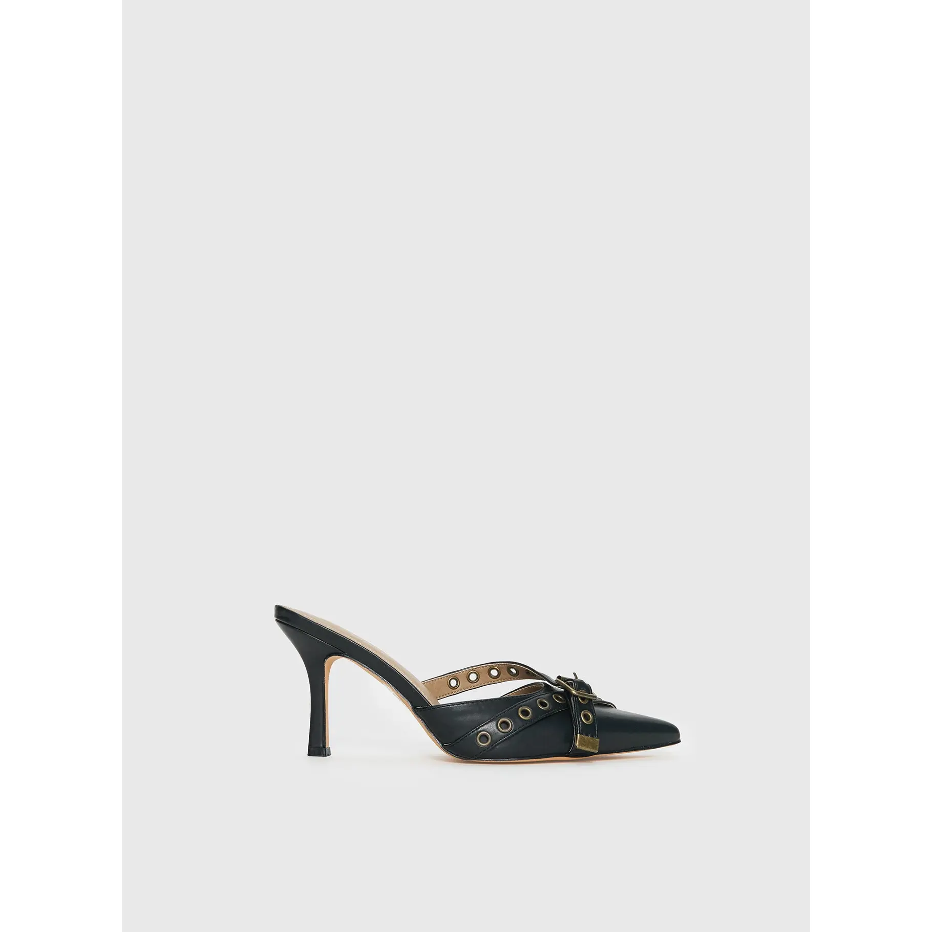 Compelling Pointed Toe Heels Black