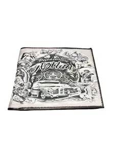 Billetera con Calendario Azteca de Piel Men’s Leather wallet with Aztec Calendar Lowrider