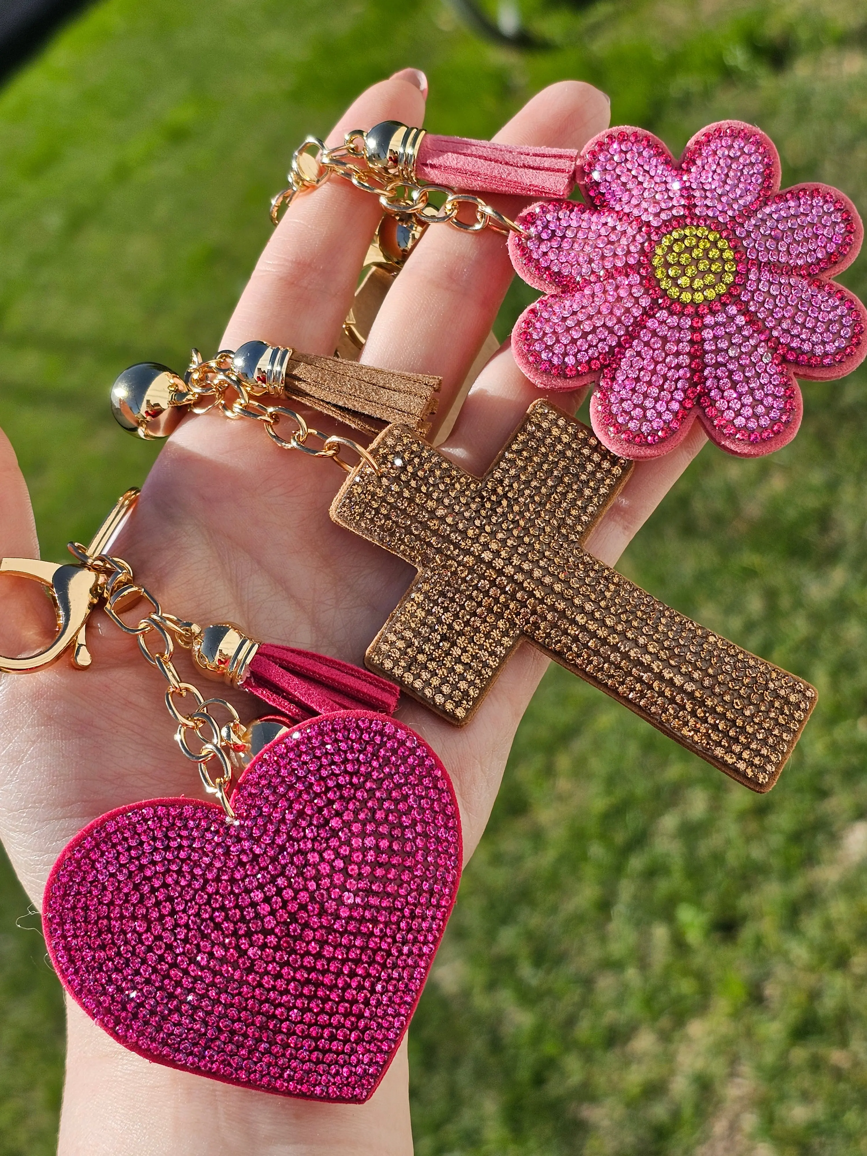 Fashion keychain with crystals Fashion keychain with crystals