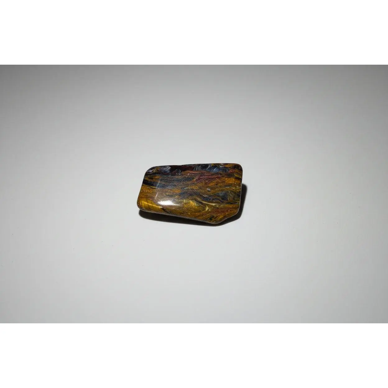 Pietersite Tumble Stone 'Tiger's Ember' - Gallery Grade, Namibia
