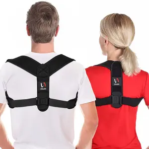 Posture Corrector for Both Men and Women, Comfortable Upper and Back Brace, Adjustable Back Straightener Support for Back, Shoulder and Neck Schiara