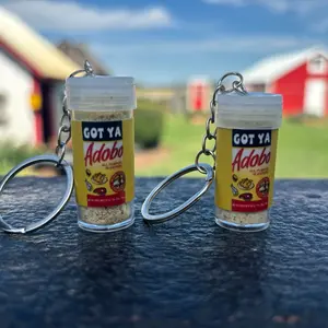 Mini Adobo keychain bottles