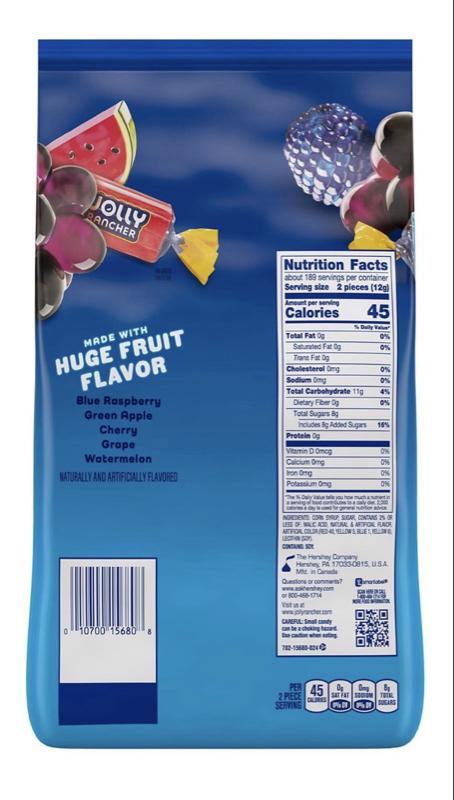 Jolly Rancher Assorted Fruit Flavored Hard Candy 5 lbs - Original Flavor