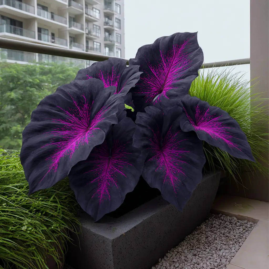 Hosta Seeds Rare Deep Black Purple Blue Variations - Outdoor Garden Perennial Hosta Seeds Flower Varieties Plants