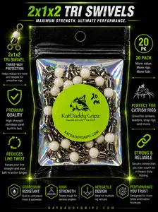 Tri Swivel 2x1x2 for catfish rigs