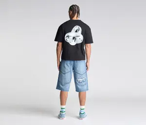 SUPREME GRAFFITI JORT 15" INSEAM 90s MEDIUM WASH