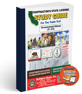 Jaset's California Ornamental Metal (C-23) Trade Book plus Online Study Tool Home Seminar Course