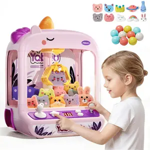 Claw Machine for Kids, Mini Vending Machine , Prize Dispenser Toys for Girls and Boys, Electronic Claw Game Machine for Party Birthdays, Includes 20 Mini Toys outdoorfun