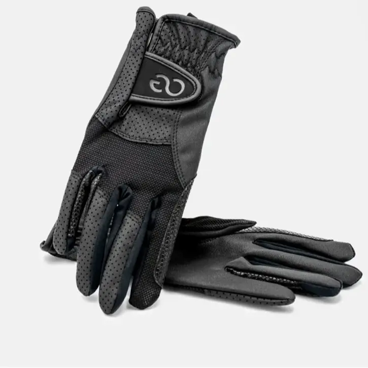 American Equus Equestrian Riding Gloves Black Label