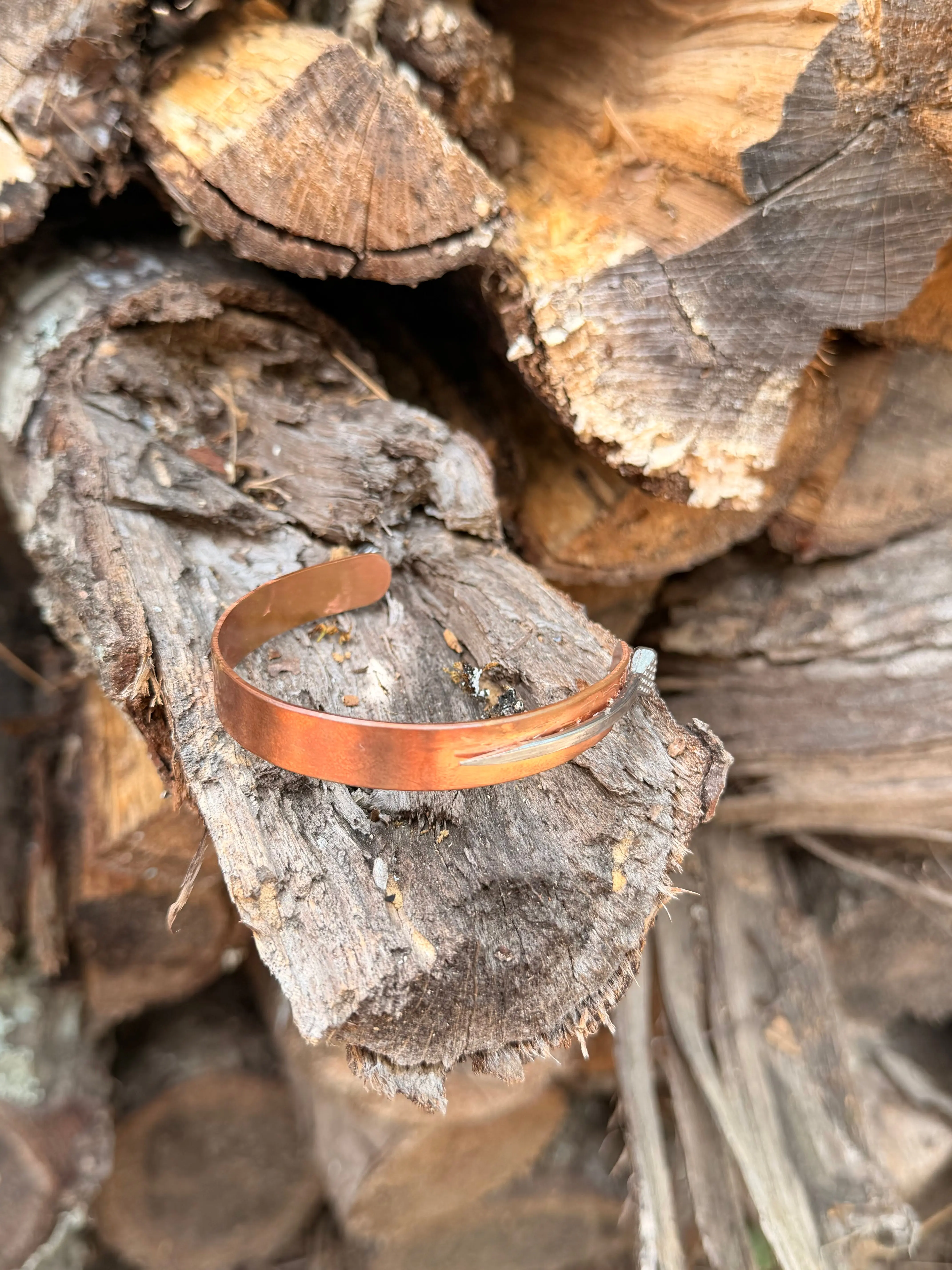 Copper Nail Bracelet