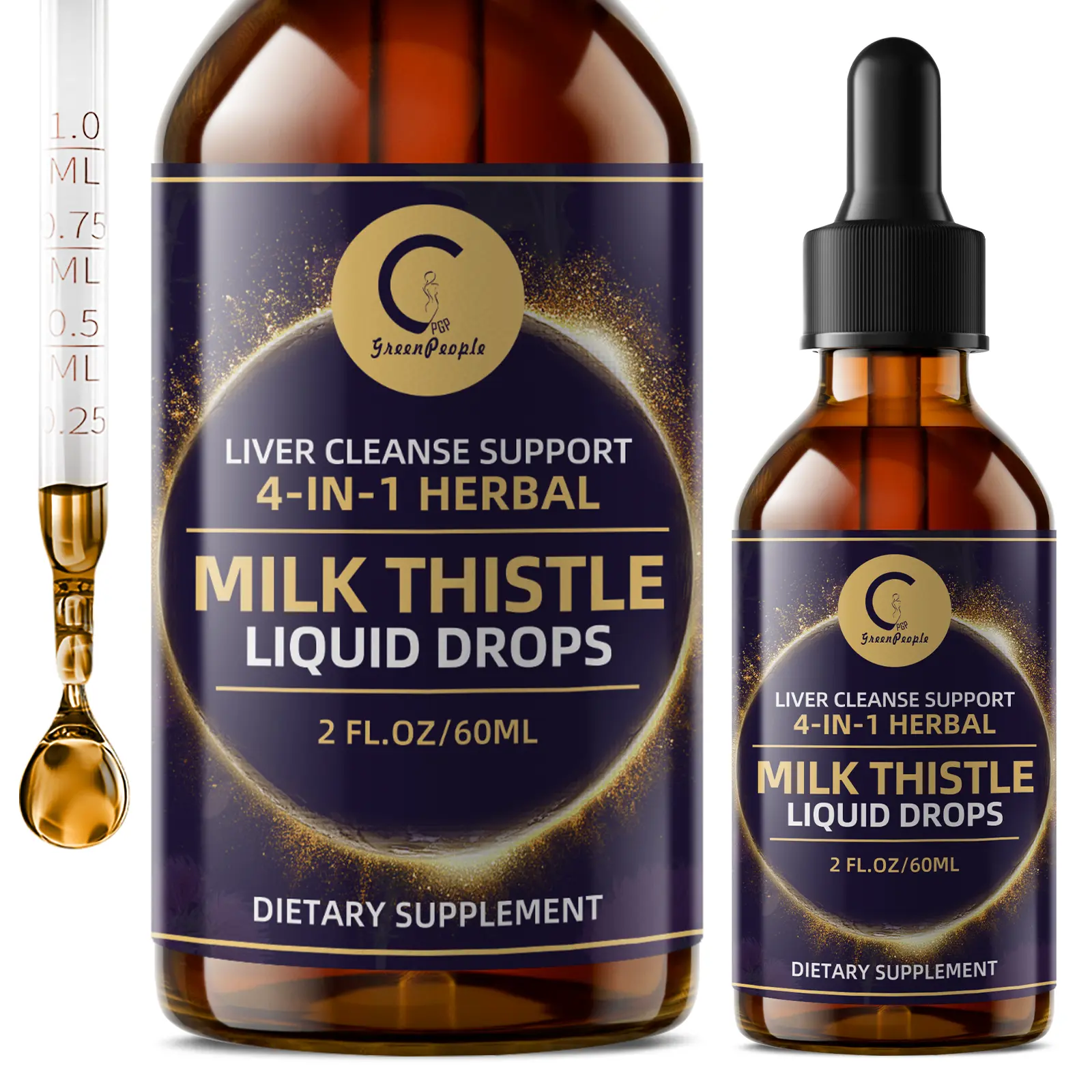 Milk Thistle Liquid for Liver Cleanse Detox & Repair with Dandelion Root, Artichoke & Turmeric for Liver Support and Immune Health Vitamin Healthcare