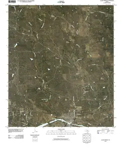 Llano North Texas USGS Topographic Quadrangle Map, 2012, 1:24000